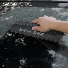 SEAMETAL 긁힘 없는 실리콘 자동차 랩 도구, 편리한 스퀴지, 물창 와이퍼, 건조 블레이드, 스크레이핑 필름 스크레이퍼