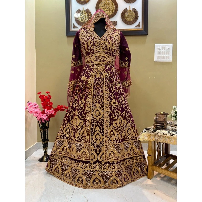 Offre Un Nuovo Abito Da Sposa Marocchino Farasha Abaya Con Eleganza