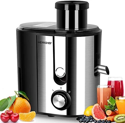 Juicer machine, 600w Juicer with Wide Chute for the Whole Fruit, Juicer  Extractor 2 Speed Setting Easy to Clean Anti-Drip Function Centrifugal  Juicer