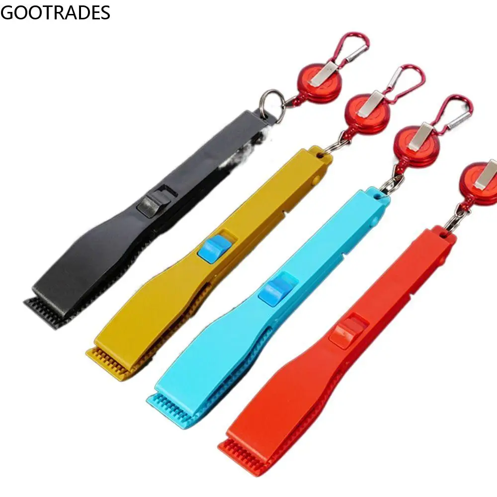 Fishing Tongs Fishing Supplies Fishing Gripper With Belt Clip Key Chain  Holder Fish Holder Switch Lock Gear Pince Fishing Tools