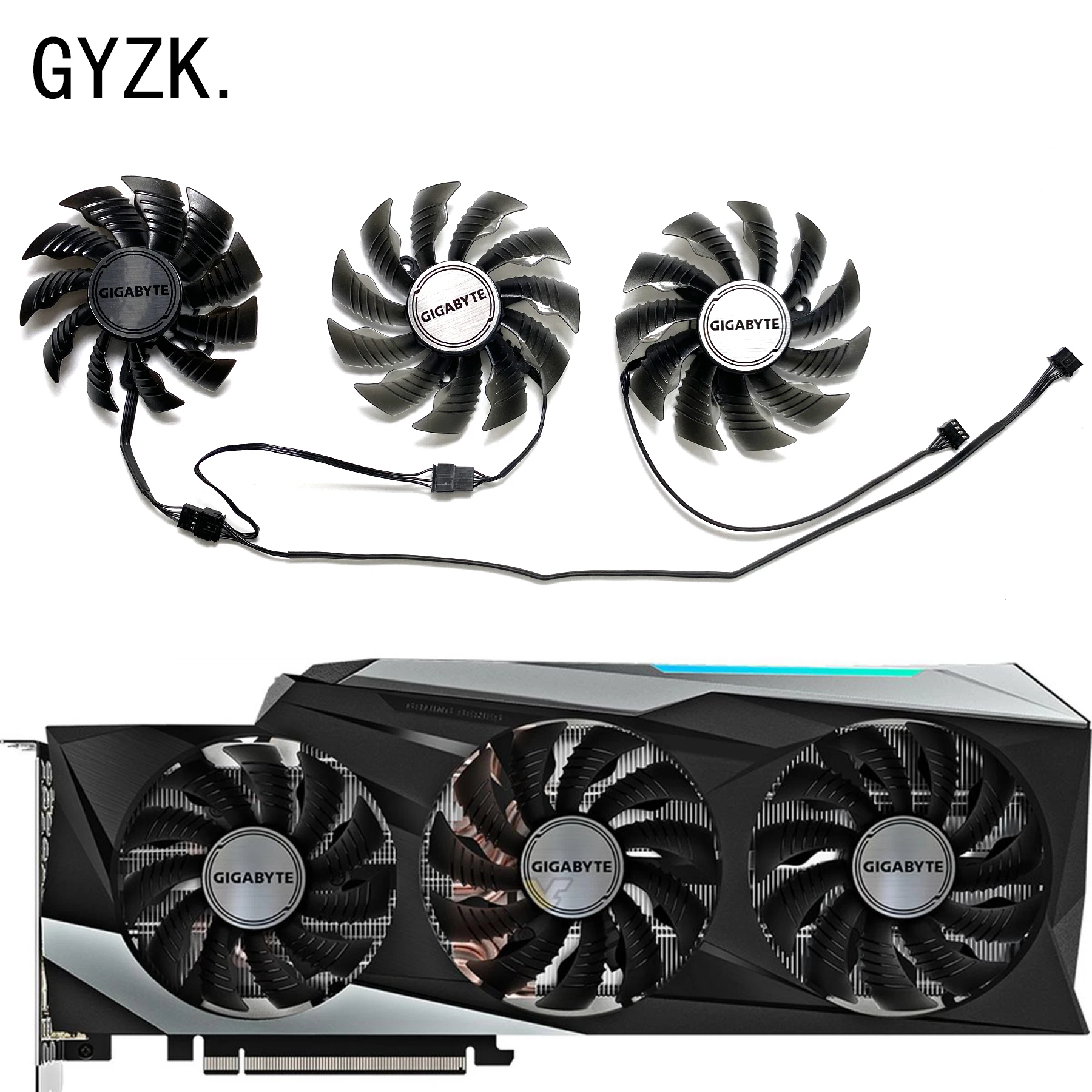 Nuovo Per Gigabyte Geforce Rtx3080 3080Ti 3090 Gaming Oc Ventola Di Ricambio Per Scheda Grafica Pla09215S12H