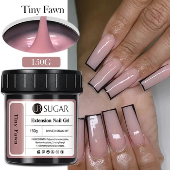 UR SUGAR 150g Gel per unghie da costruzione 18 colori Kit gel per estensione unghie Nude Rosa Trasparente Duro Gel costruito Rinforzante per unghie Manicure 1