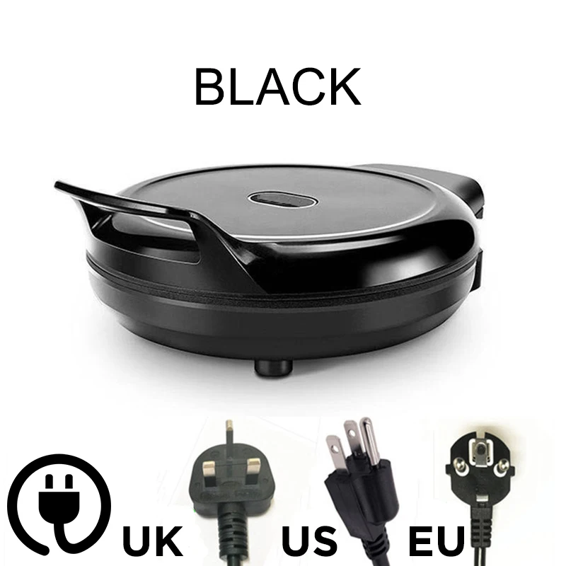 110V/220V Electric Pancake Maker Double-sided Heating Pizza Griddle crepe pan roti  Appliances for the kitchen Cooking utensils 5
