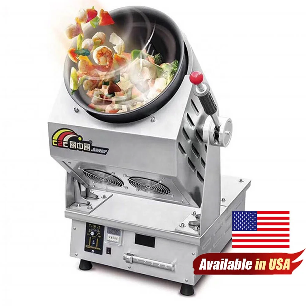 

Restaurant Fried Rice Machine Rotating Smart Robot Cooker Wok Chef Automatic Cooking Machine Intelligent Cooking Robot for Hotel