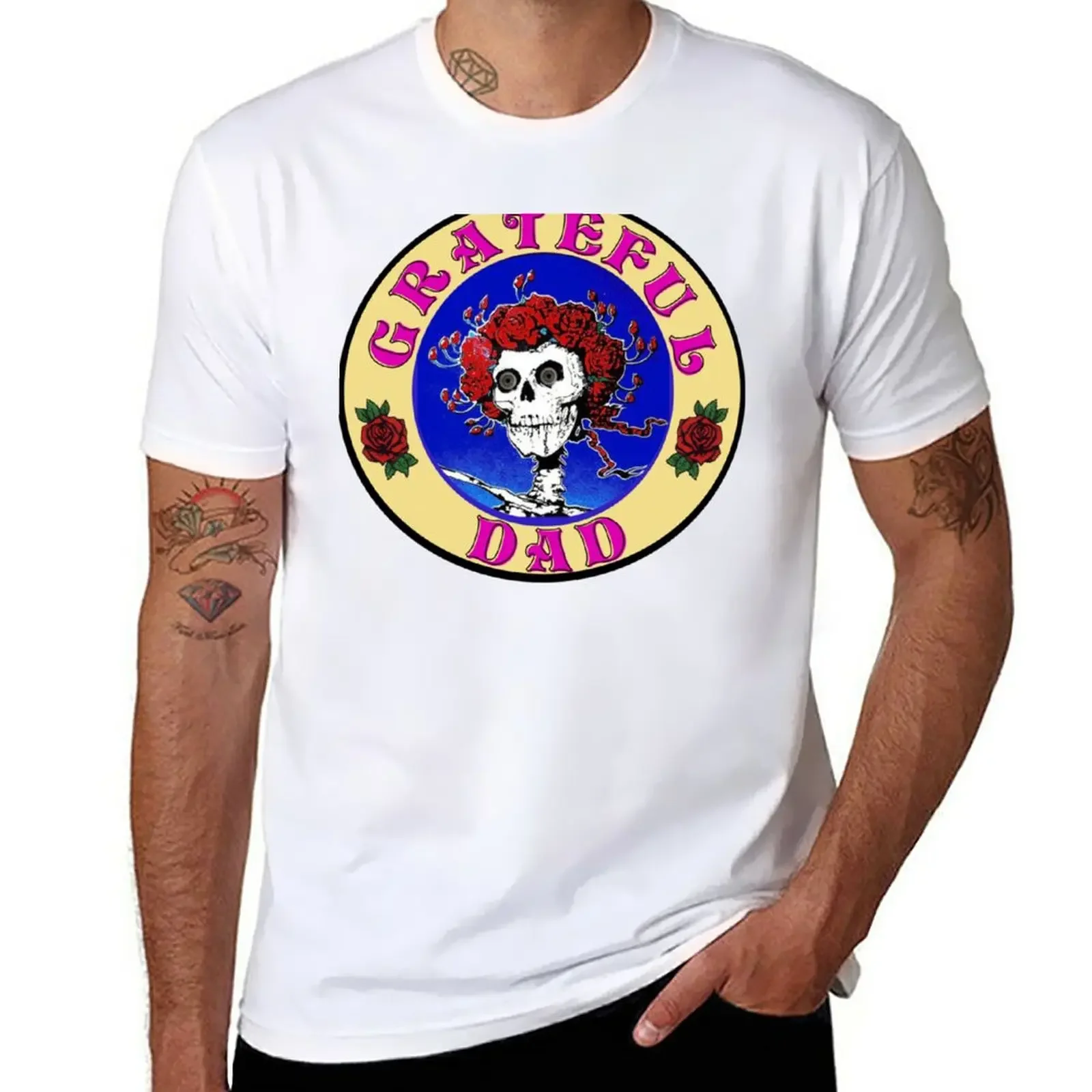 

Grateful Dad T-Shirt plus sizes anime clothes vintage clothes men clothing