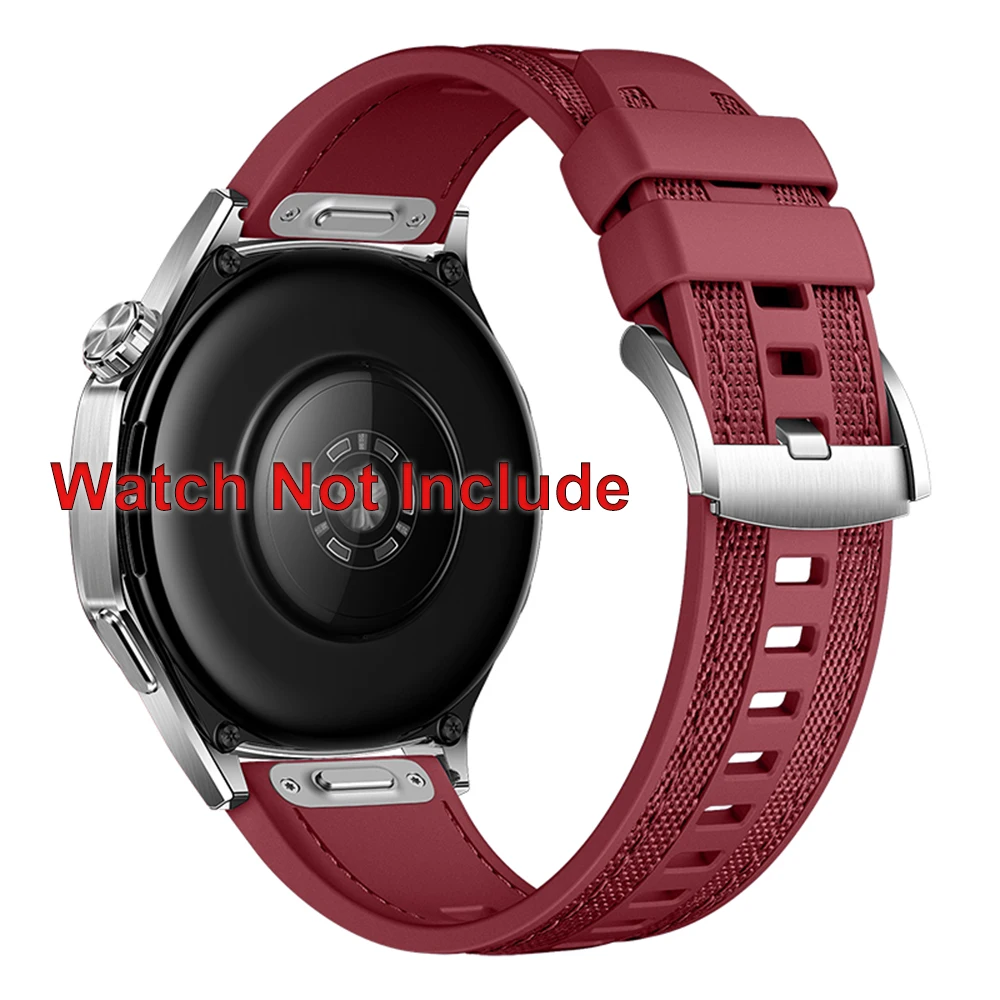 Versatile 22mm Silicone Smartwatch Strap - Premium Accessory