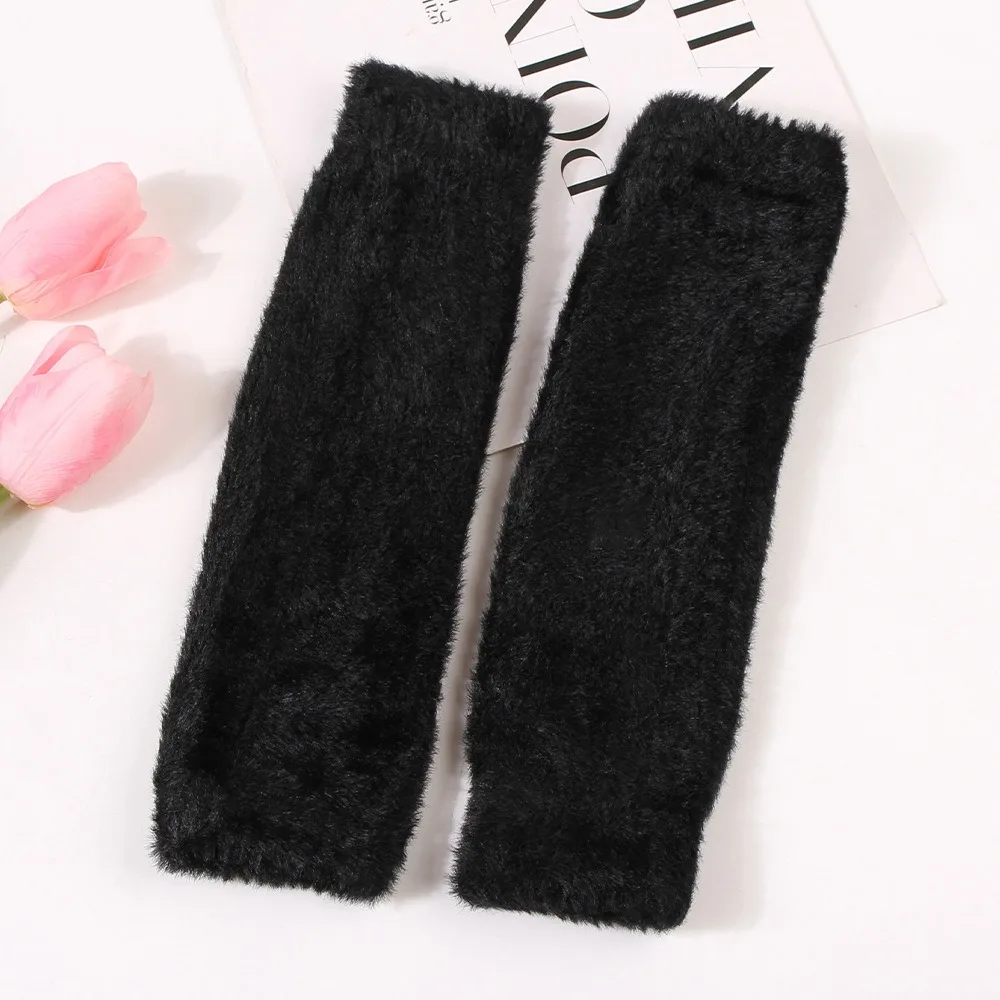 Sexy Vampire 1 Pair Y2K Style Arm Warmers For Women, Punk Gothic Striped Fingerless Knitted Arm Sleeve Warmers For Halloween Cold Gloves Y2k Valentine S Day Valentines P 41476567 Long Black Gloves