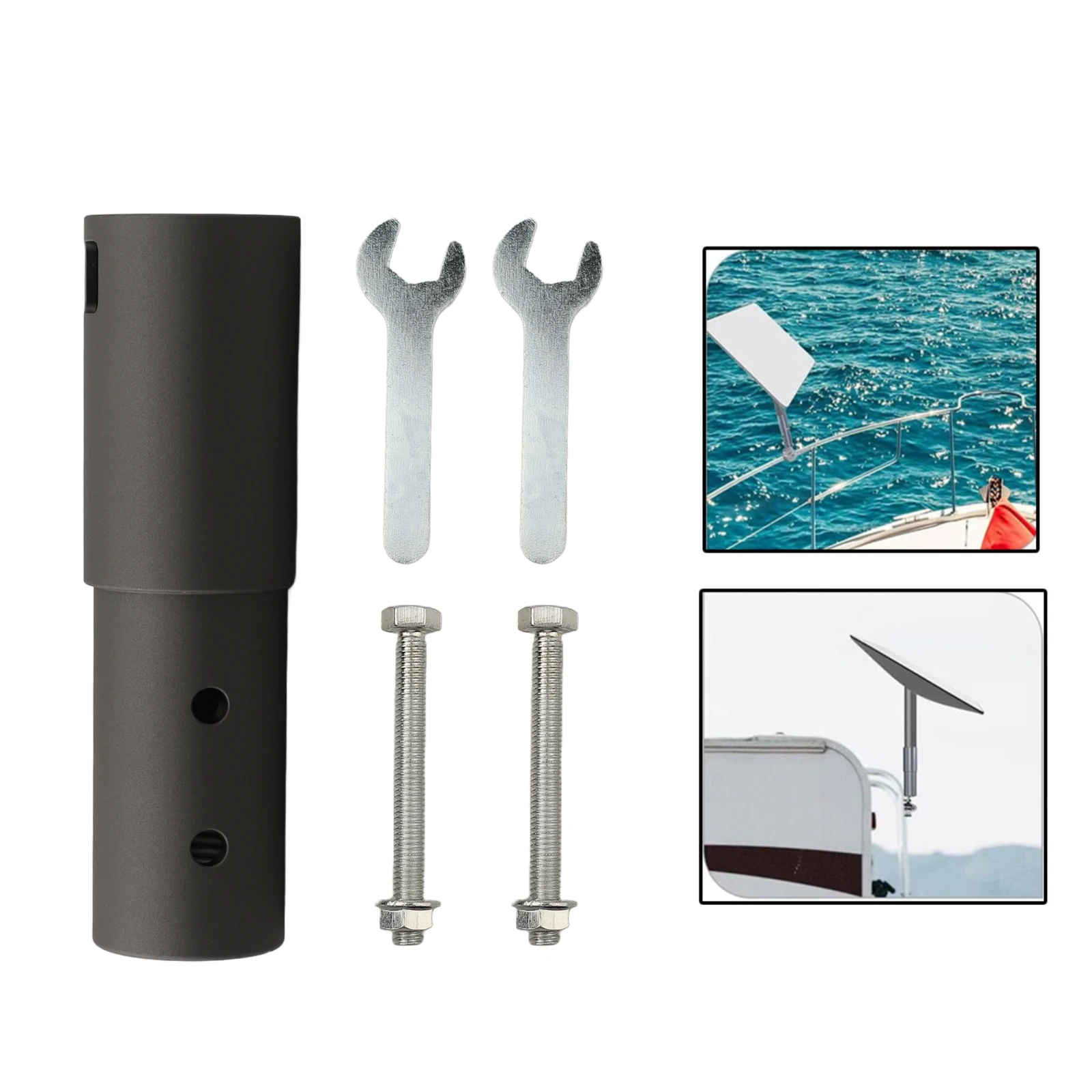 Sophisticated design of this pole mount guarantees a secure fit with your existing infrastructure using aluminum alloy
