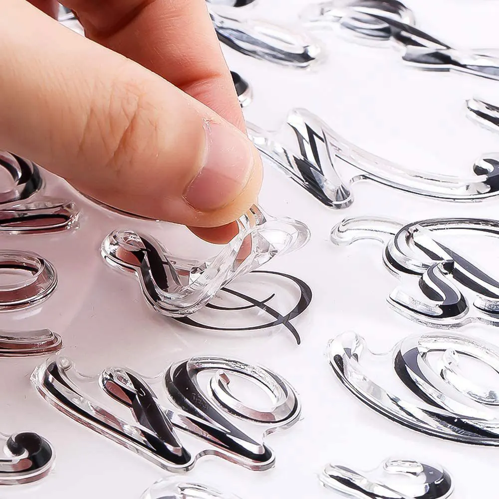 Silicone Transparent Letter Seal for DIY Clear Alphabet Decor Rubber Stamp Sheet Scrapbook Photo Album Paper Card Craft clear stamps clear rubber stamps