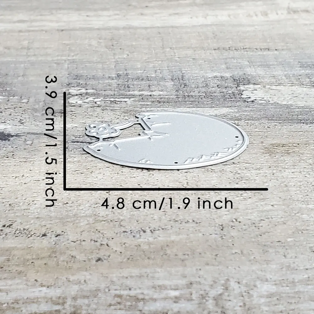 AIUII Fustella In Metallo A Forma Di Coniglio Pasquale Per Scrapbooking - Stampo Da Taglio Per Biglietti E Decorazioni Fai-da-Te (108x105 Mm) - 5