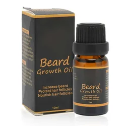 10ml Beard Growth Oil Profession Beard Growth Pills Leave-in Conditioner Restore Natural Moisture Soften Rough Beard for Men