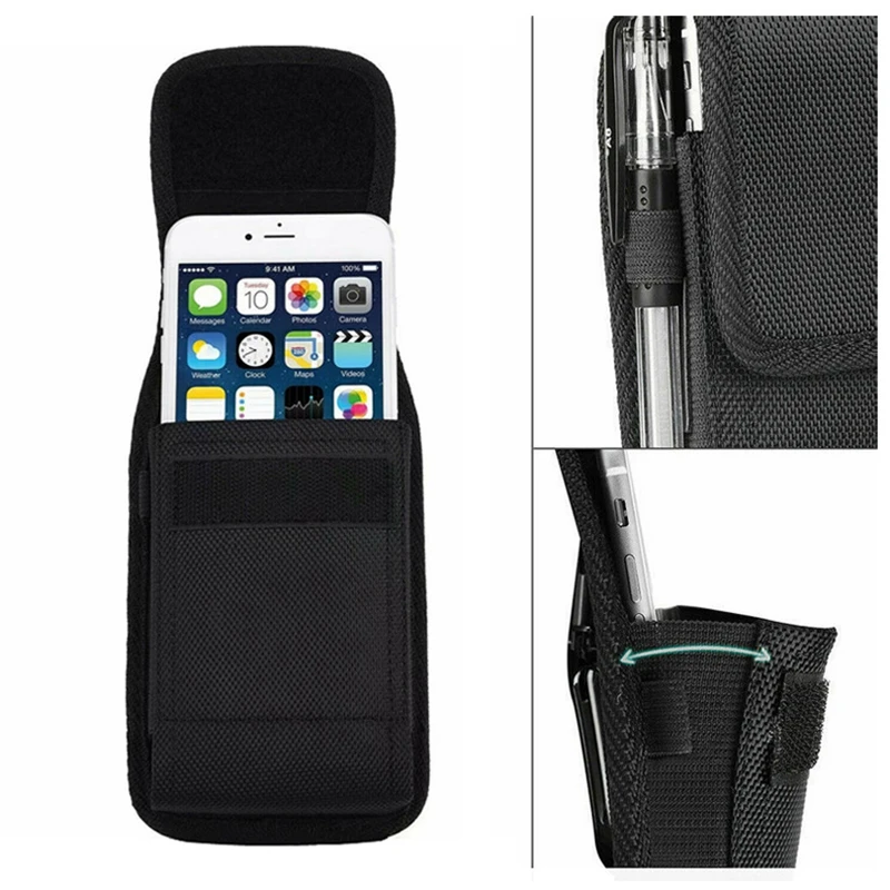 Tactical Belt Pouch Molle Cell Phone Pouch Holster Protable Wallet Card Waist Pack Outdoor Sports EDC Nylon Carrying Case 3