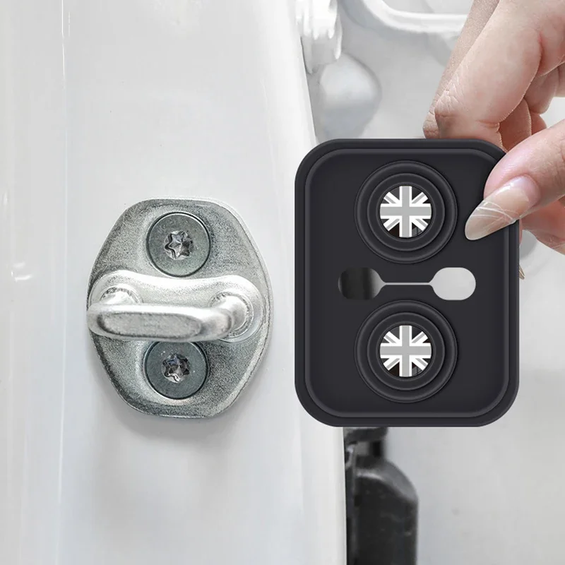 Sleek Door Lock Protection Cover for MINI Cooper - Stylish Auto Accessory
