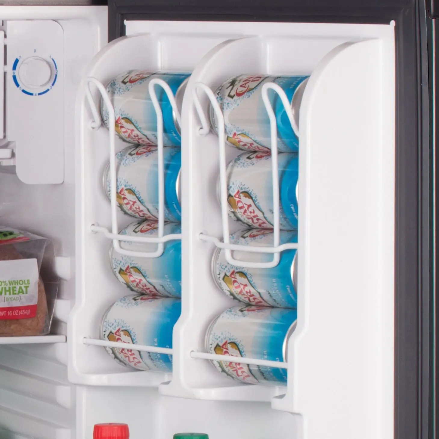 Compact Single Door Refrigerator and Freezer, 3.2 Cu. Ft. Mini Fridge, White