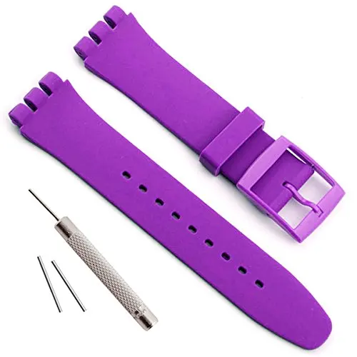 Swatch Strap Jelly Silicone Waterproof Sport Watch Band Replacement Bracelet