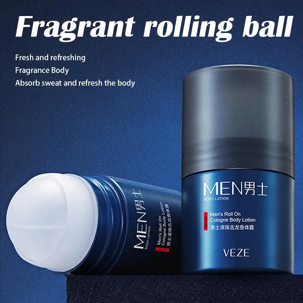 Deodorante solido portatile per uomo, profumo leggero e fresco, profumo solido maschile, controllo degli odori per 72 ore, ideale per lo sport