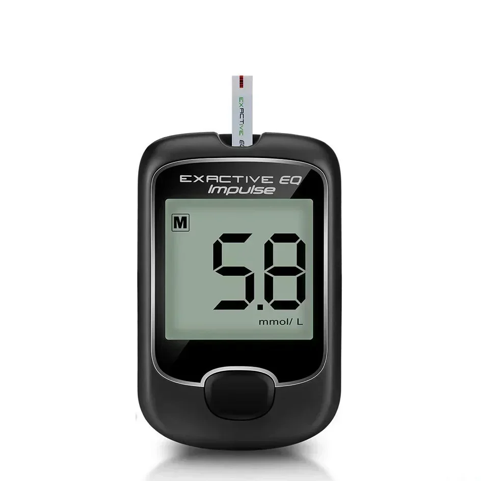 EXACTIVE EQ Diab&eacute;tico Teste Tiras Lancetas para Blood Sugar Monitor Glucometer Diabetes Medidor de Glucose Acess&oacute;rios M&eacute;d 100pcs blood glucose monitor blood glucose strips blood test meter blood test strips blood glucose lancets medical blood test kit