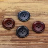10pcs Brown Matte Button Four Hole Black Sewing Accessories For Luxury Suit Classic Casual Pants Uniform Mens Clothing Button 3