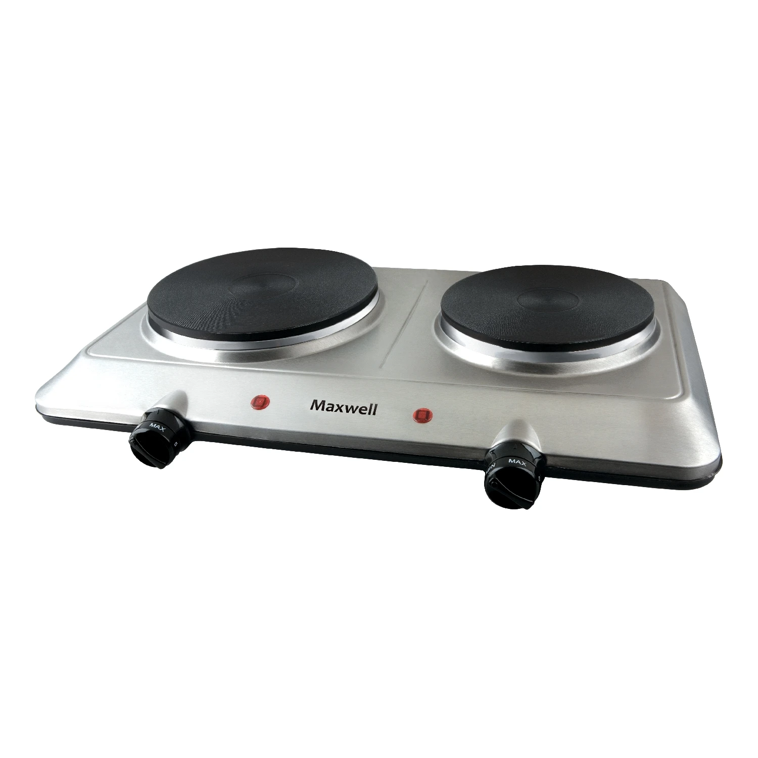 Плита электрическая Maxwell MW-1906(ST) (Мощность 2250 Вт 2 конфорки регулировка