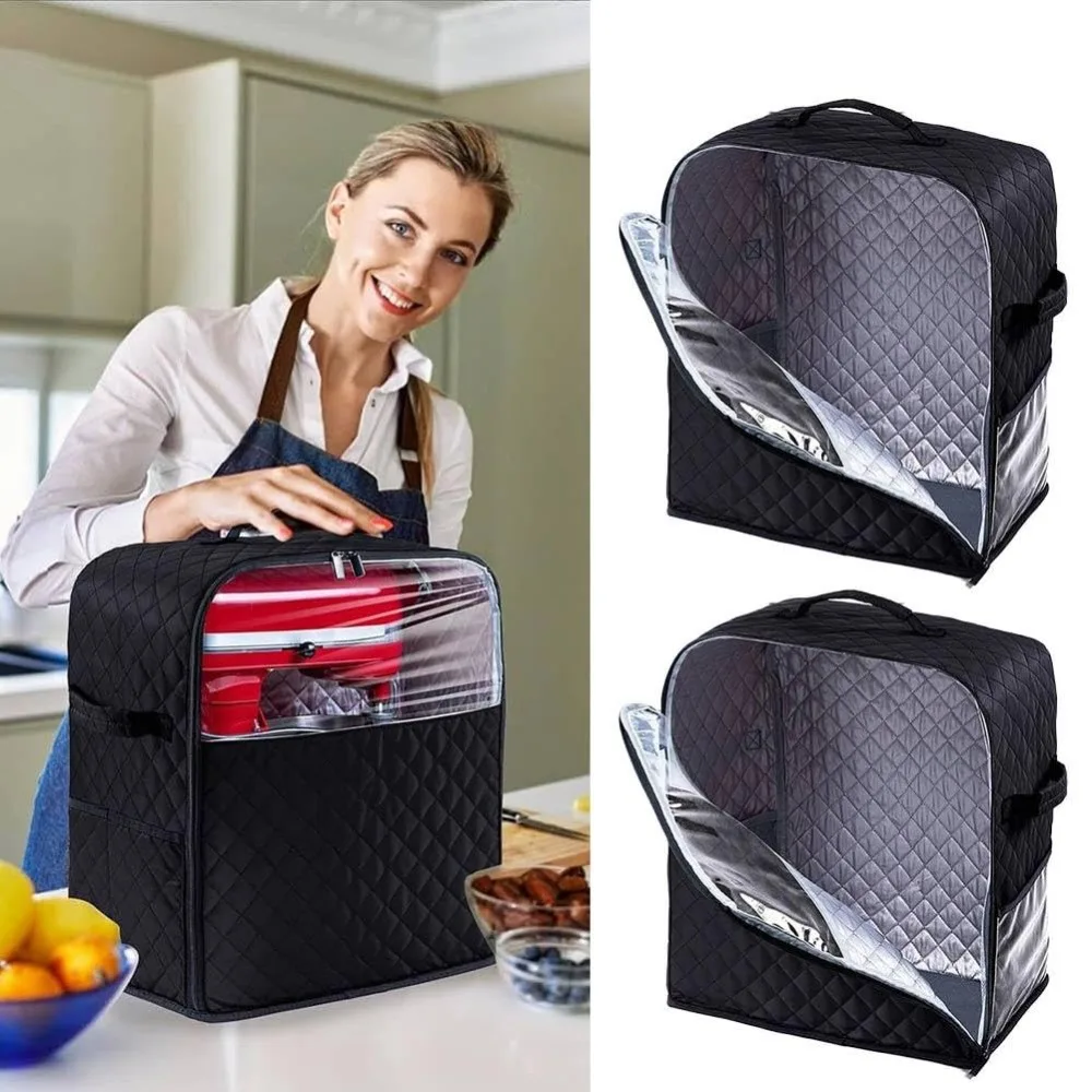 for Kitchen Aid Mixer Mixer Dust Cover Multi Pockets Waterproof Blender Covers Organizer Bag Durable Organizer