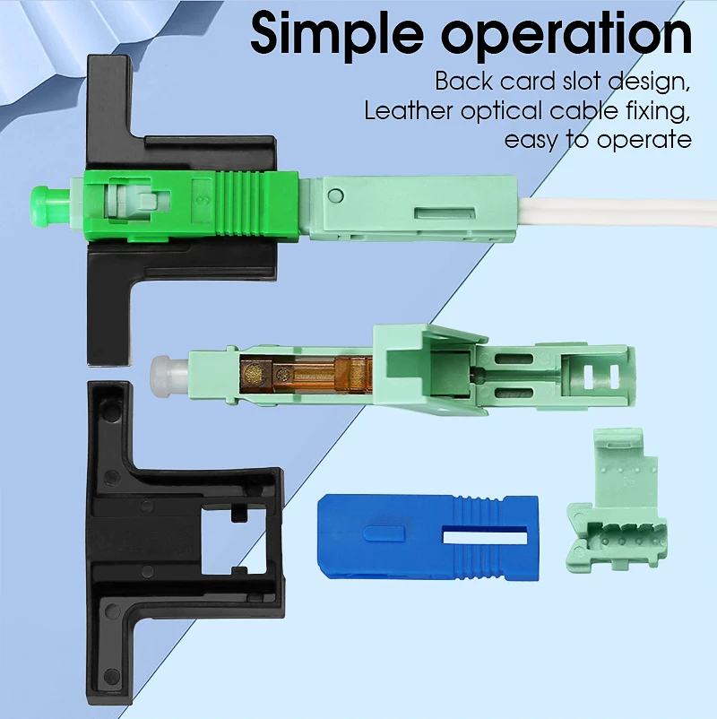 FTTH SC UPC/APC Optical fibe quick connector SC FTTH Fiber Optic Fast Connector