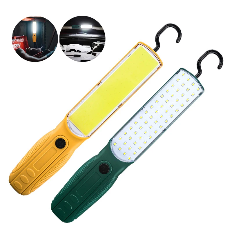 Description Picture 5 of item2X 1X COB LED Handheld Hunting Floodlight USB-C 18650 Work Light Cordless Garage Inspection Lamp 3Mode Camping Emergency Torch