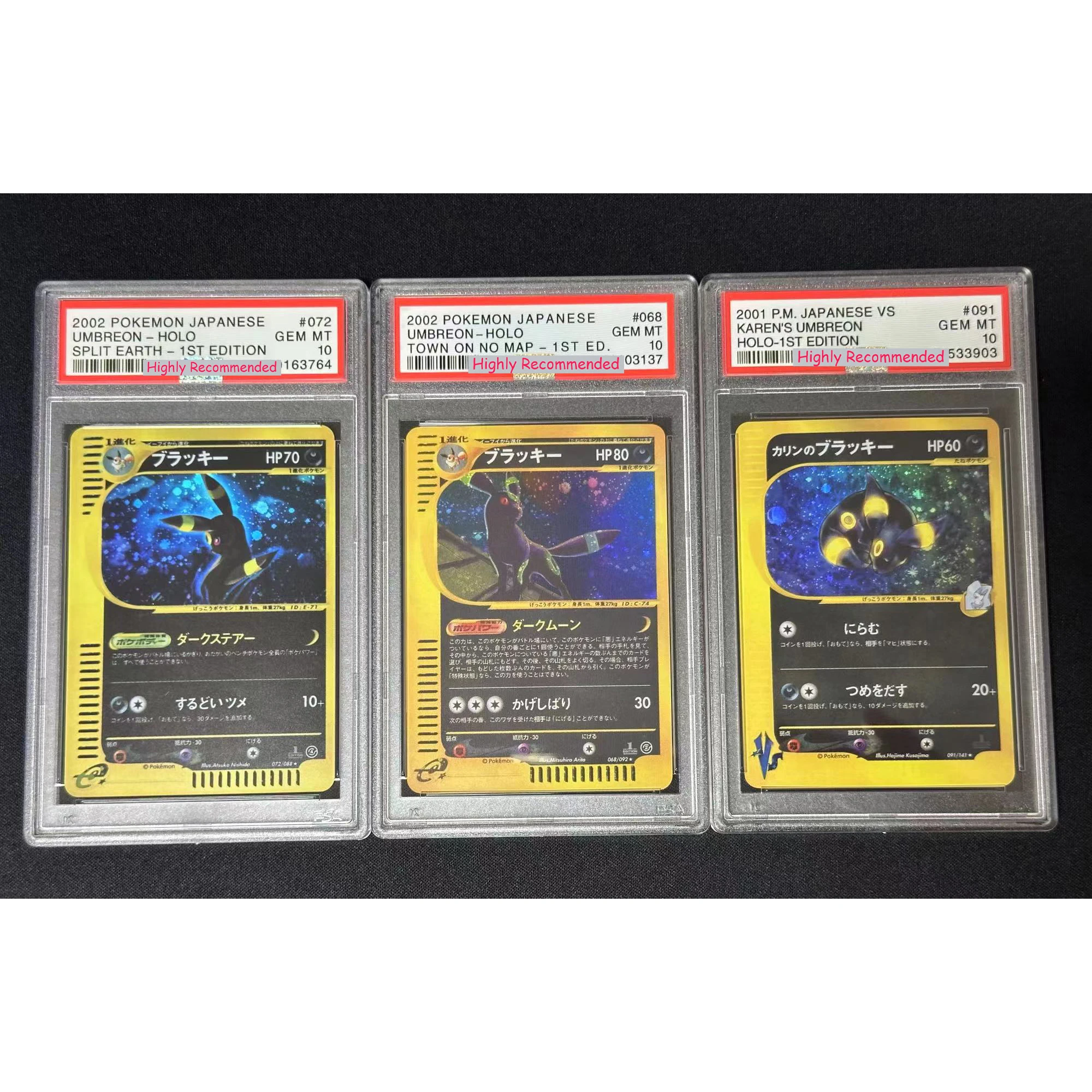 Diy Self Made PTCG Charizard Gengar Copy Version 10Points Rating Card Umbreon Lugia Collection Card Classic Anime Gift Toy