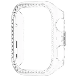 Diamond Crystal 2 - in - 1 Watch Case with HD Slim Tempered Glass for Huawei Watch Fit4 (Transparent)