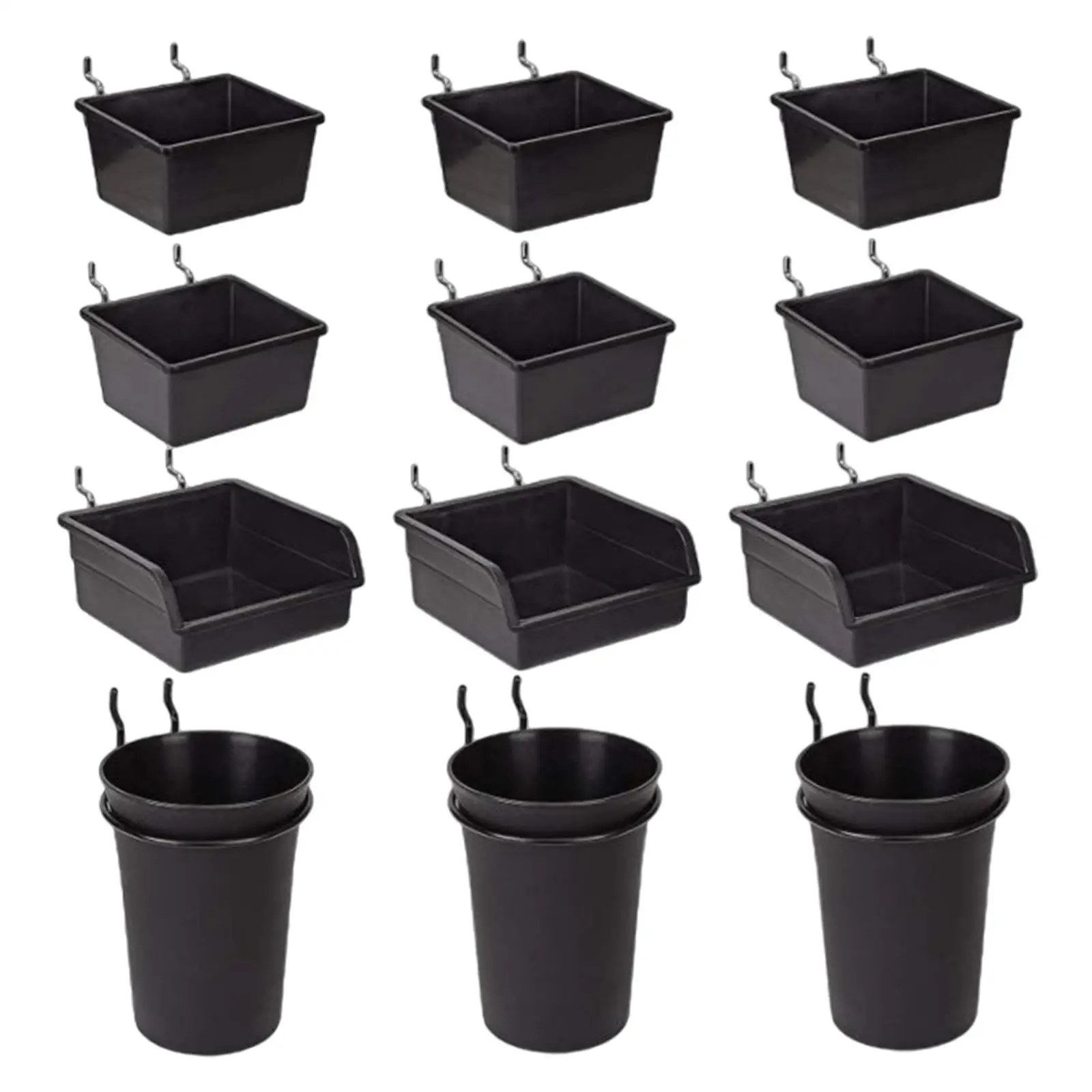 

Wallpeg Pegboard Bins Peg Board Hooks Accessories for Organizing Small Bits