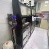 Dust-proof Carbon Steel Kitchen Cabinets Multi-functional Storage Cabinet Microwave Oven Storage Cabinet for Kitchen Furniture Y 4