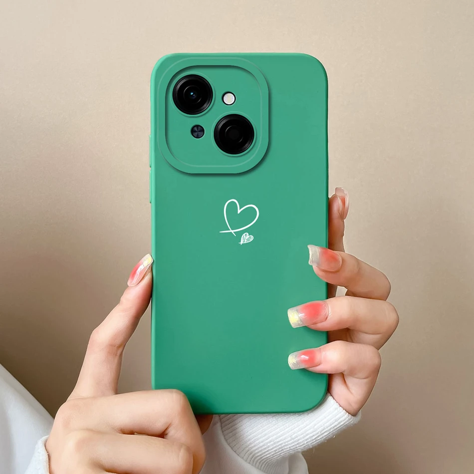 Tecno Fashion Phone Case - Soft Liquid Silicone Anti-Drop Housing