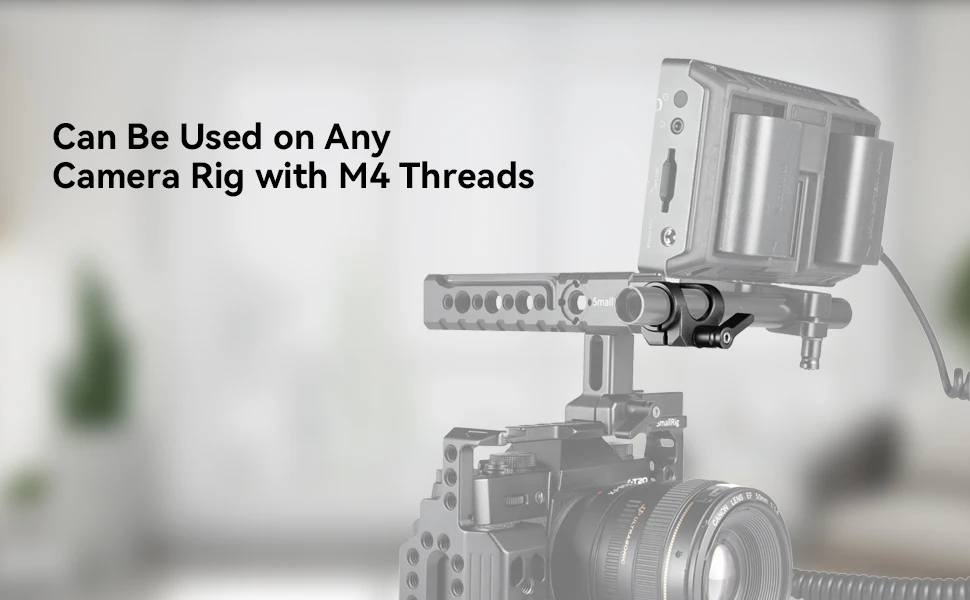 15mm Rod Clamp Single Rod Mount for EVF Mount 15mm Rods Support System Microphon