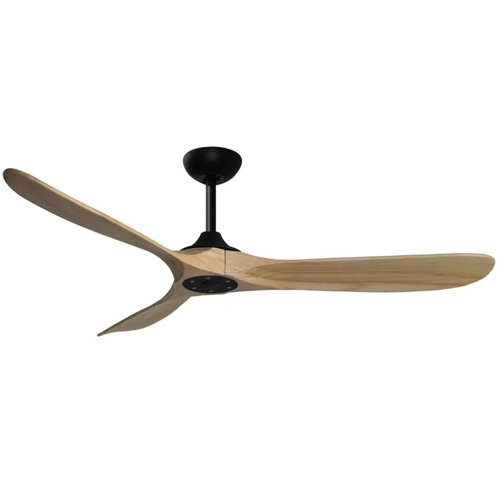 60 inch walnut solid wood ceiling fan retro American style home restaurant hanging fan industrial and commercial outdoor