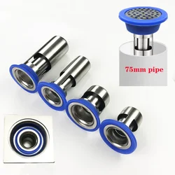 Stainless Steel Floor Drain Core Deodorant Insect Proof Floor Drain Deep Water Seal U-type Toilet Sewer Drain Core Bath Parts