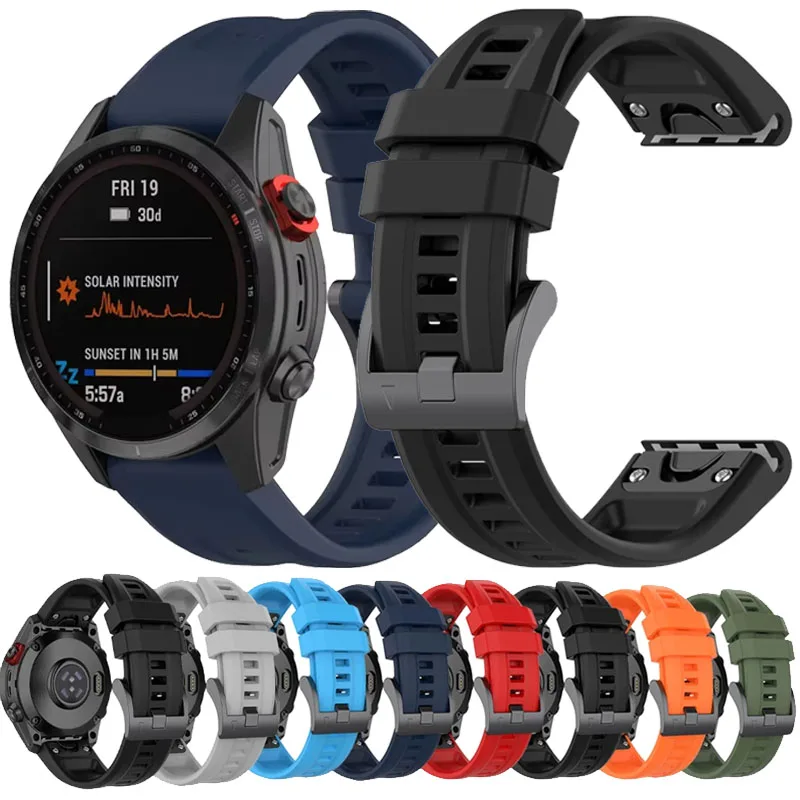 Quick Fit Silicone Strap - Universal Smartwatch Bracelet Replacement