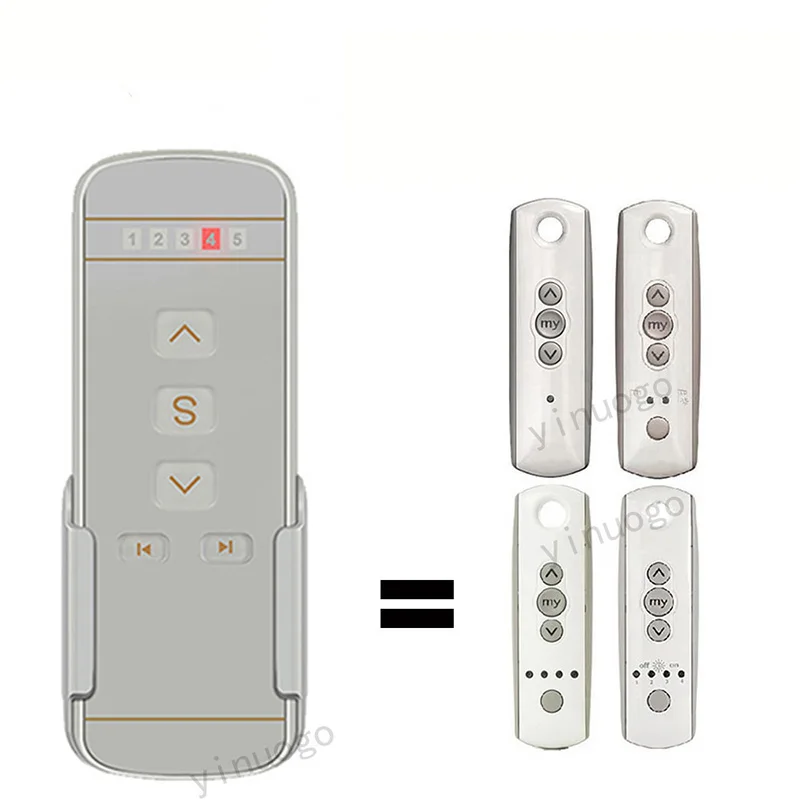 For Telis 1 PURE / Telis 4 PURE Remote Control 433.42MHz 1810631A 1811259A 1810663 1810632 1810632A 1810631 1810937