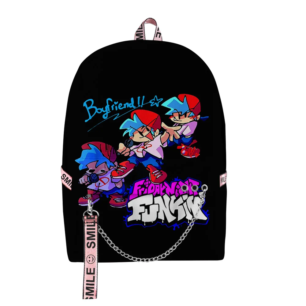 Classic Friday Night Funkin Student School Bags Unisex 3D Print Oxford Waterproof Notebook multifunction Travel Backpacks