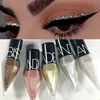 Shiny Eye Liners Pigment Silver Rose Gold Color Liquid Glitter eyeshadow Professional Eyeliner Beauty Cosmetics Makeup for Women