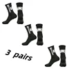 3Pairs/Lot New in ANTI SLIP Tapedesign Football Socks Mid Calf Non-Slip Soccer Sport Cycling Sports Mens Sock Women 4