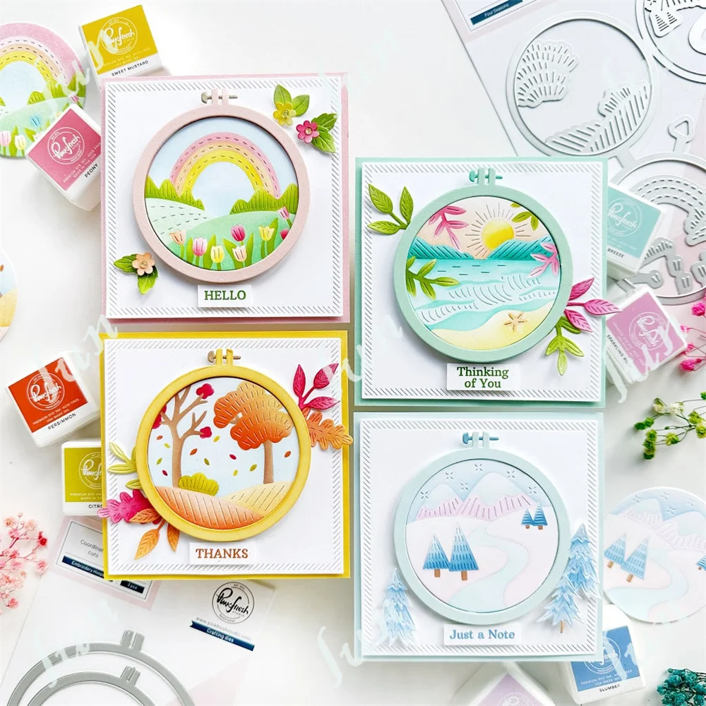 INFUNLY Lot De 2 Tampons Et Matrices De Découpe Pour La