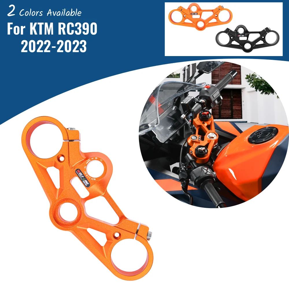 Moto Anteriore Superiore Forcella Superiore Triplo Albero Morsetto Supporto Manubrio Staffa Per Ktm Rc390 Rc 390 2022 2023 Accessori