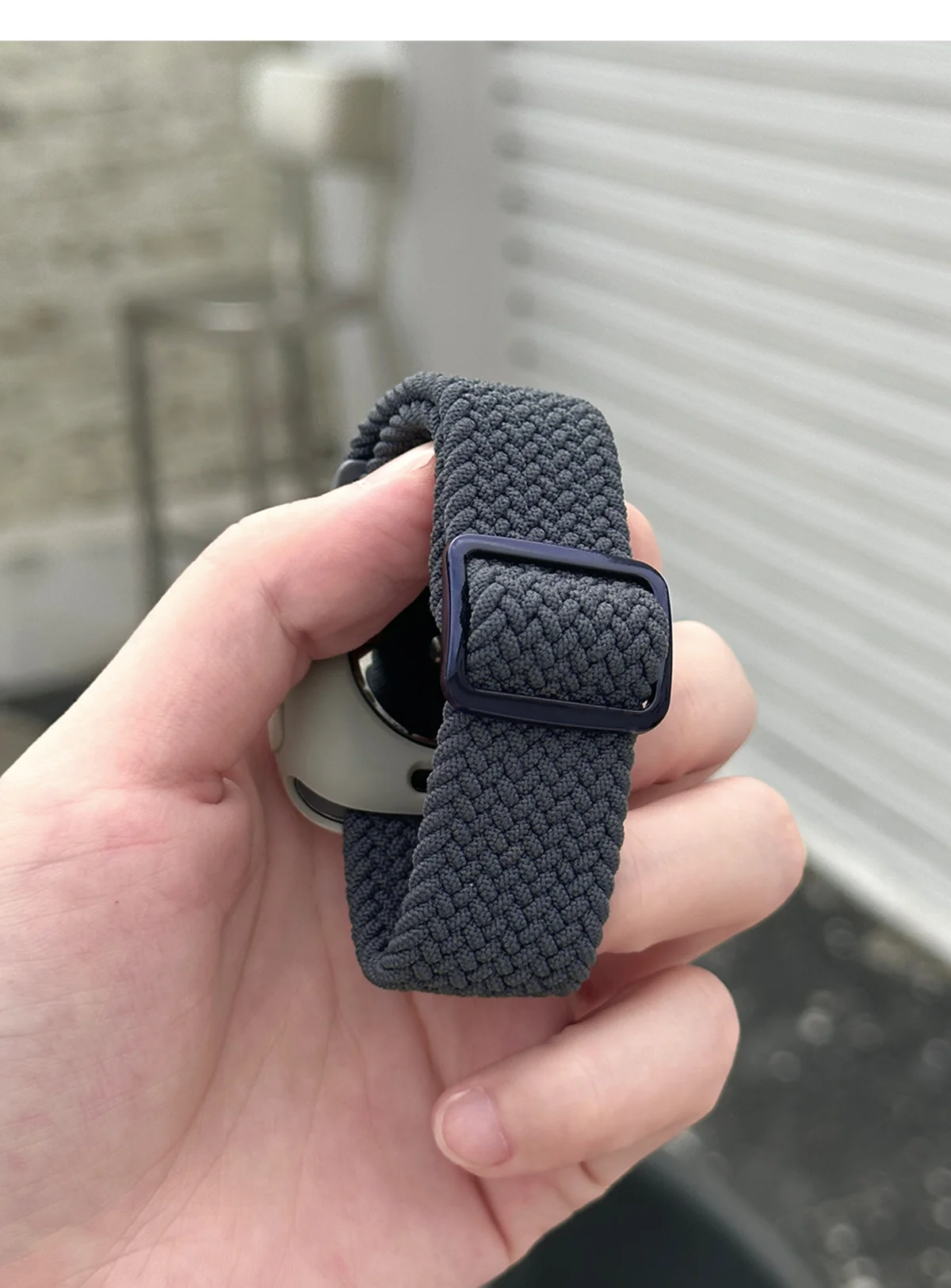 Braided Solo Loop Elastic Bracelet