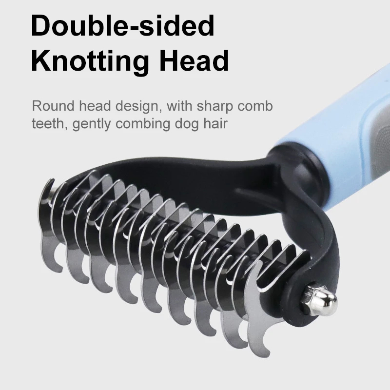 Dog Brush Pet Dog Hair Remover Cat Comb Grooming And Care Brush For matted Long Hair and Short Hair Curly Dog Supplies Pet Items - Image 4
