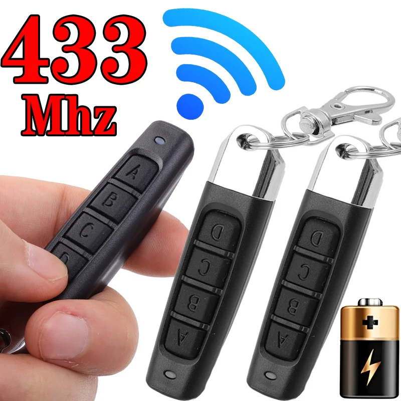 

433MHZ Copy Remote Control Auto 4 Channe Code Garage Gate Door Opener Remote Control Duplicator Cloning Code Car Key