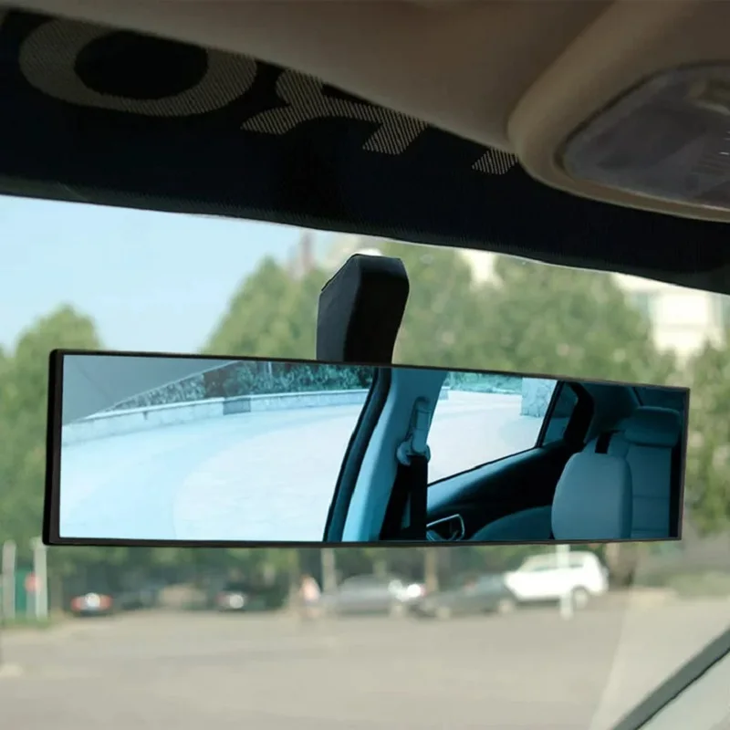 

Rear View Mirror,Adifare Car Rearview Mirror 11.8in Panoramic Wide Angle Interior Rear Mirror Anti-Glare HD Clear Universal