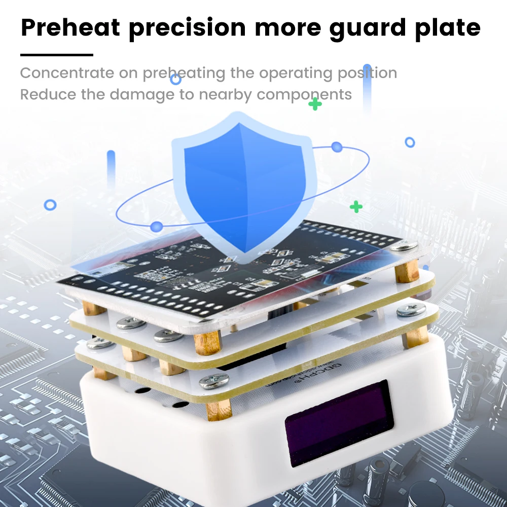 MHP30 Hot Plate Digital Display Adjustable Constant Temperature Heating Table Soldering Diode Preheating Table Led Repair Tools for soldering iron,soldering station,soldering tool,welding tool,desoldering station,mini hot plate