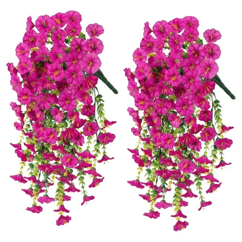 2PCS UV-Resistant Artificial Morning Glory & Eucalyptus Hanging Decor 11 S1af7b13cde41479dbfaac9047f0f1430C