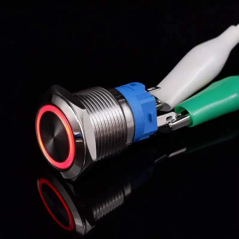 On Off PC Power Metal Waterproof Push Button Switch 12v for Car Ignition Switches Momentary/Latching NC 5V 220V 12 16 19 22 mm - Image 14