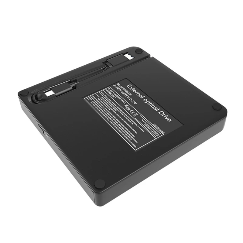 External DVD Drive for Laptop USB 3.0 Type C DVD Player for Laptop, ROM Disk Drive Portable Burners