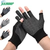 1Pair Lightweight Men and Women Half-Finger Slip Breathable Fingerless Work Gloves for Construction Cycling Motorcycle Gloves 1